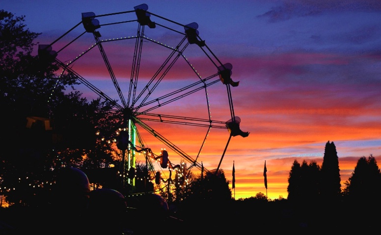 Sunset at Conneaut Lake Park