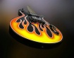 Flaming Guitar!