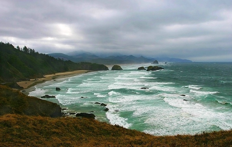 Cannon Beach from Ecola State Park - ID: 1361032 © Janine Russell