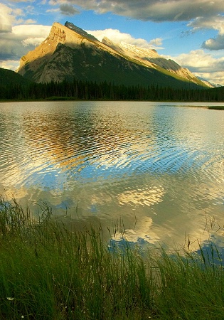 Mt. Rundle at Sunset