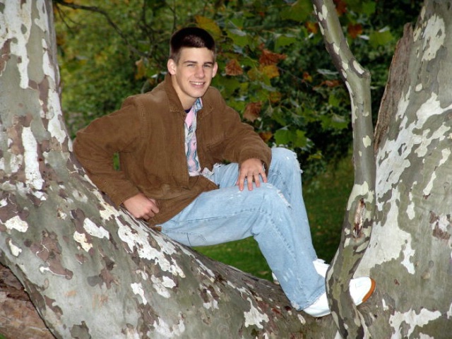 Senior picture in a "tree"