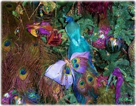 Peacock Christmas Tree