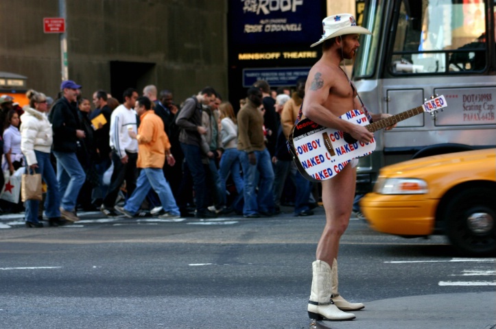 Naked Cowboy in Times Square
