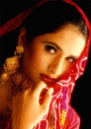 RADHA IN RED