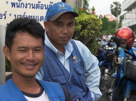 Motorcycle taxi drivers
