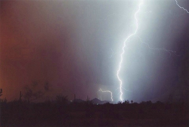 Lightning Desert Night Symphony 06 - ID: 1489394 © Anthony Cerimele