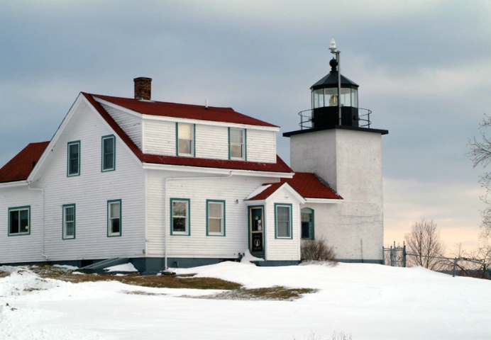 Fort Point Light Winter