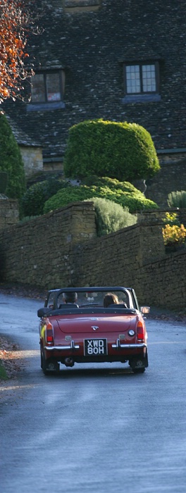 Driving Through The Cotswolds