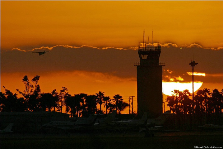 Kendall Tamiami Control Tower @ Sunset - ID: 1538576 © Sara And Dick