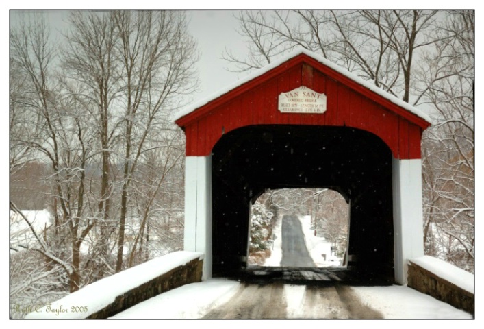 Van San Covered Bridge, Bucks County, PA