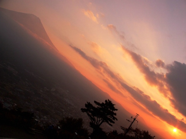 Sunset at Mt. Fuji