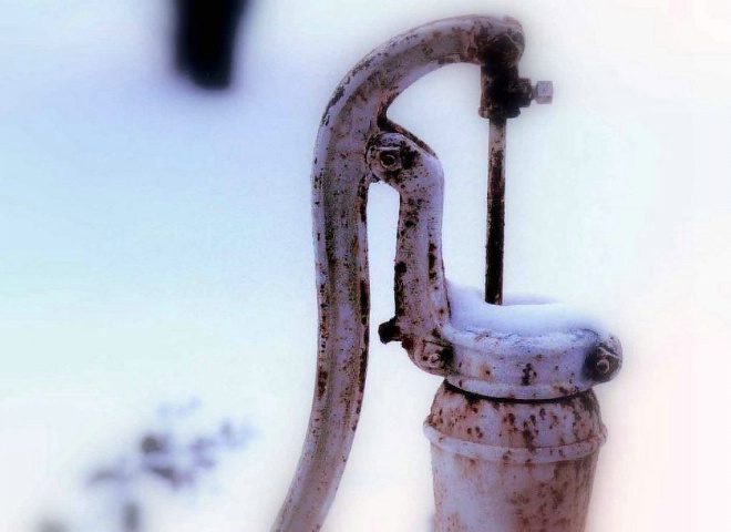 the pump in winter