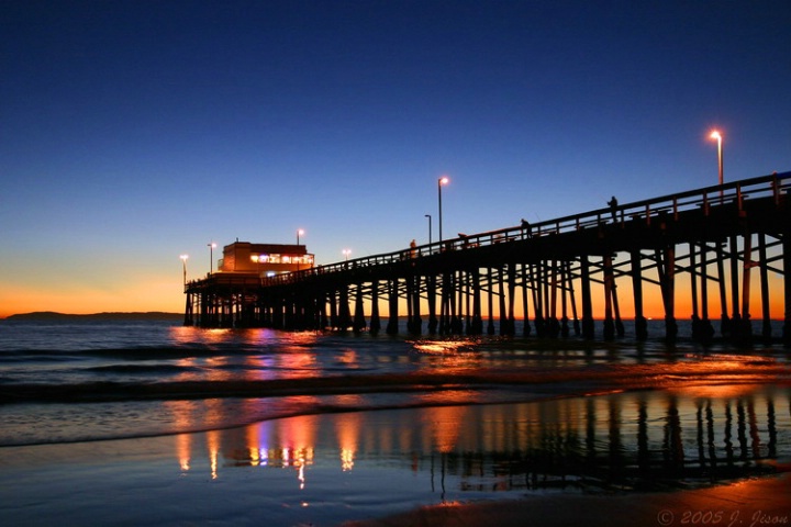Twilight at Newport Beach Pier