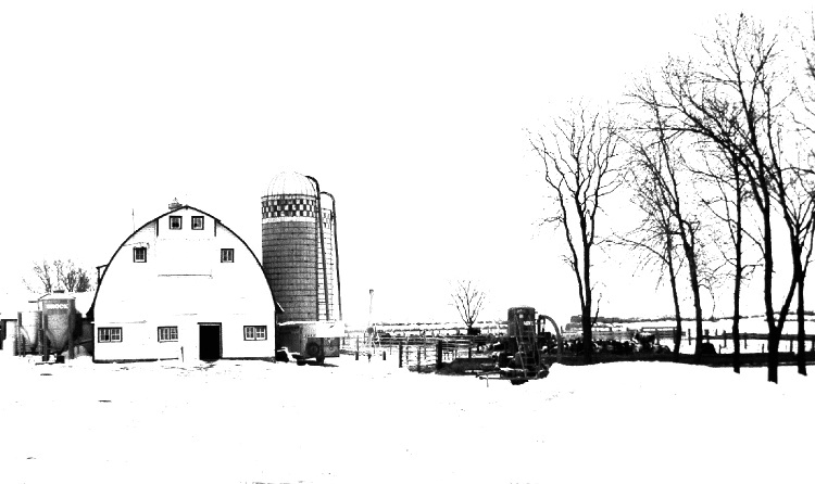 Minnesota Farm in Winter