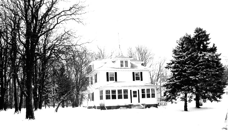 Farm House in Winter