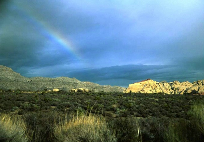 Valley of Fire rainbow - ID: 1578030 © Heather Robertson
