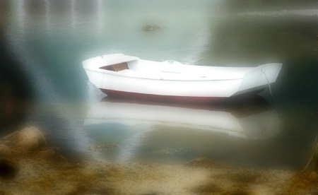 Dinghie and Shore, Maine, 2005