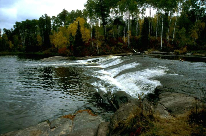 Pine Point Rapids, low shot near water - ID: 1599965 © Heather Robertson