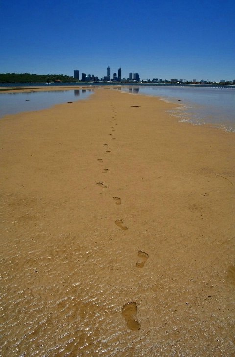 Footprints Towards The City