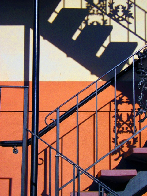 Stairway shadows