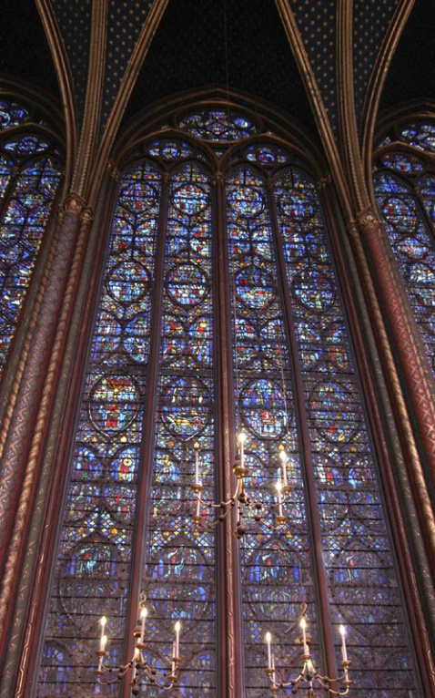 Stained Glass, La Sainte Chapelle - ID: 1607235 © John T. Sakai