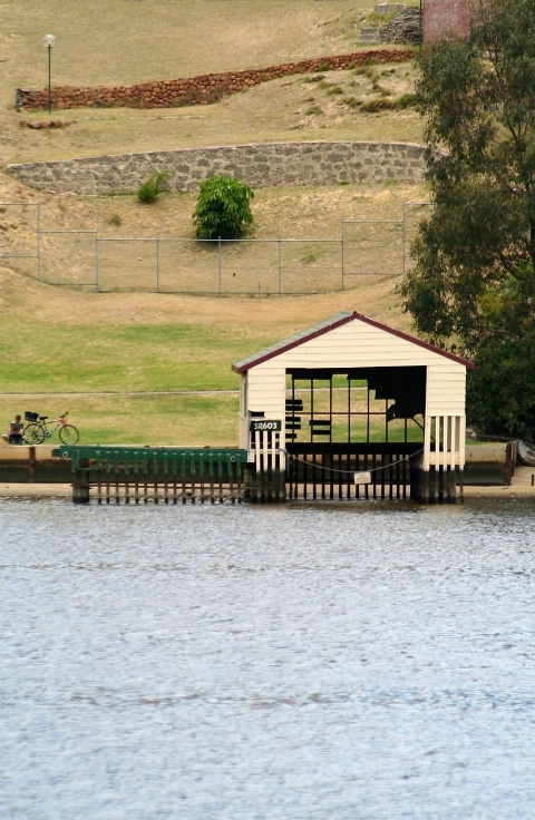 Boatshed On The River