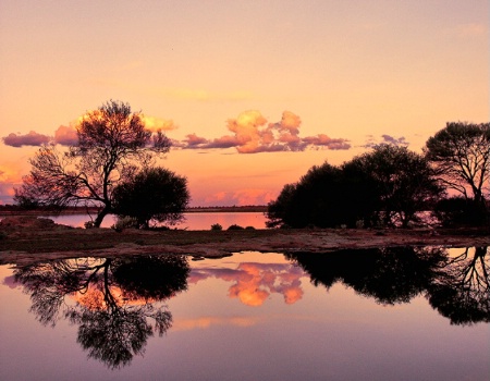 Hammersly Lakes at Dusk