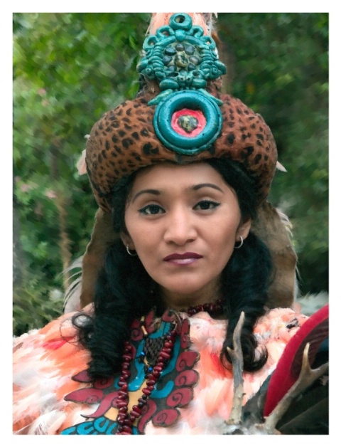Mayan Woman Pastal