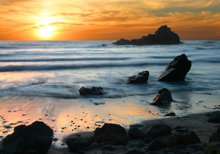Pfeiffer Beach Sunset