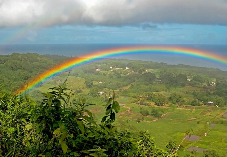 Rainbow Over Wailua Valley
