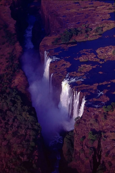 Falls from above