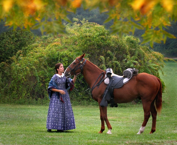 Lady and Horse