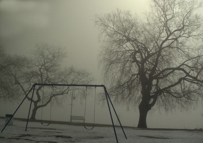 swings in the mist