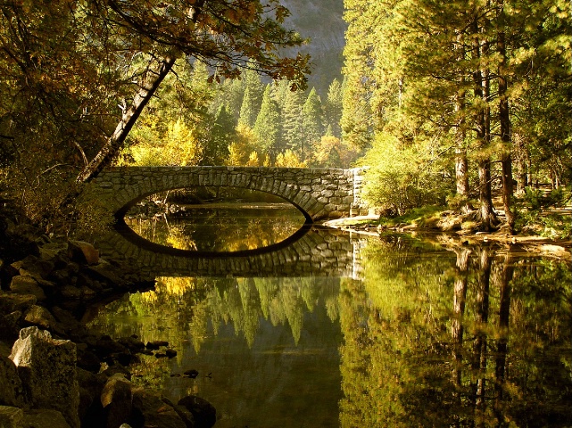 Stoneman Bridge Reflection