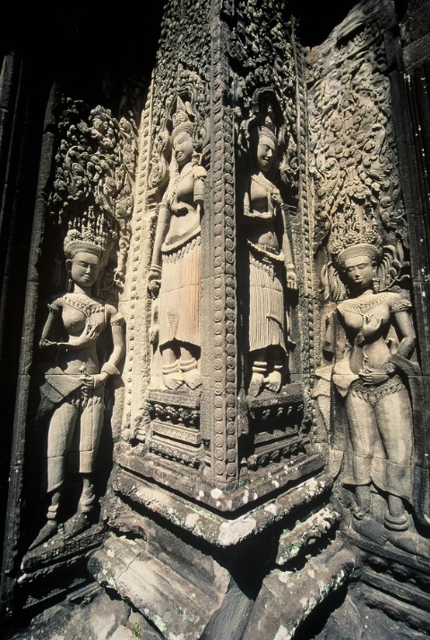 Bas-reliefs of Apsaras
