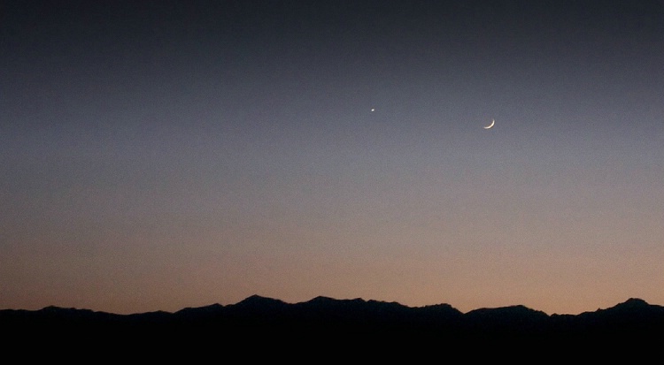 Moon and Venus Over Hindu Kush