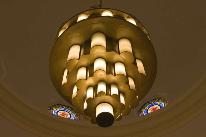 Art Deco Synagogue Ceiling, Miami Beach, Florida