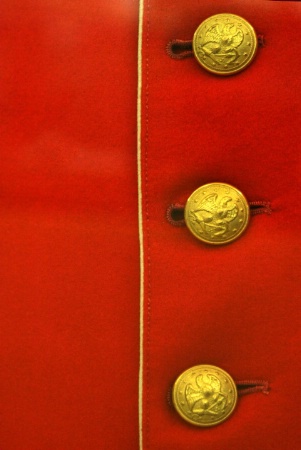 Red Coat & Brass Buttons