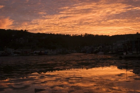 Sunset at Low Tide, Richardson Bay, Sausalito