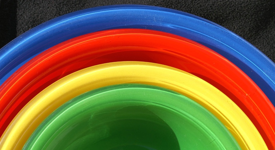 Pyrex Rainbow