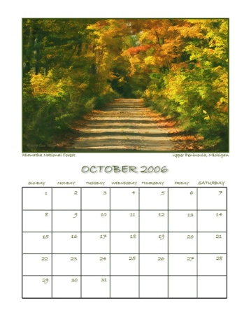 Calendar - Country Roads