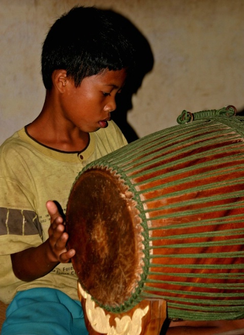 Cambodian Drummer Boy