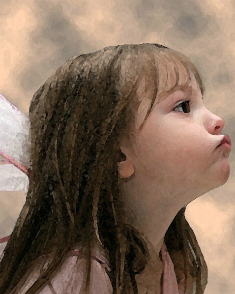 lil angel watercolor