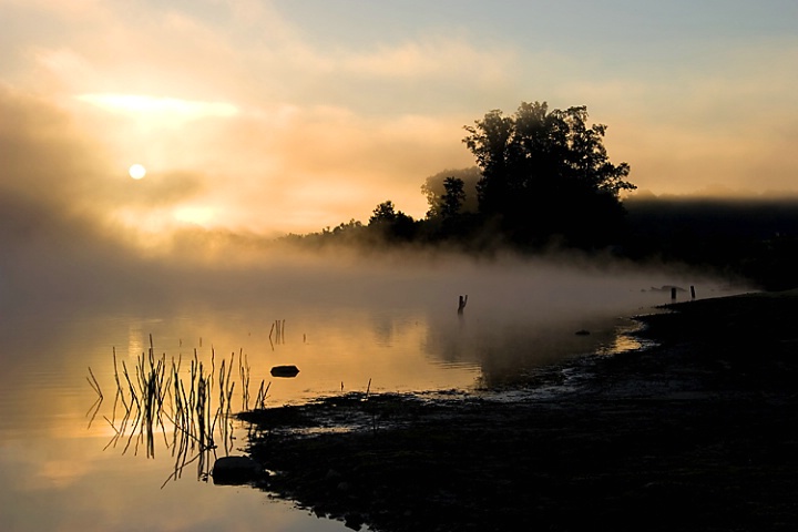Misty Morning at Chambers Lake