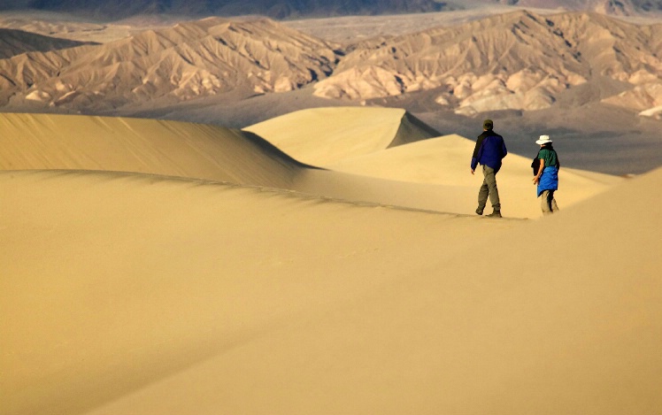 Hikers, Death Valley