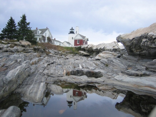 Reflected lighthouse