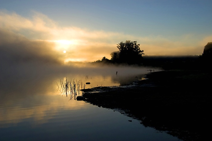 Mysty Morning at Chambers Lake 2
