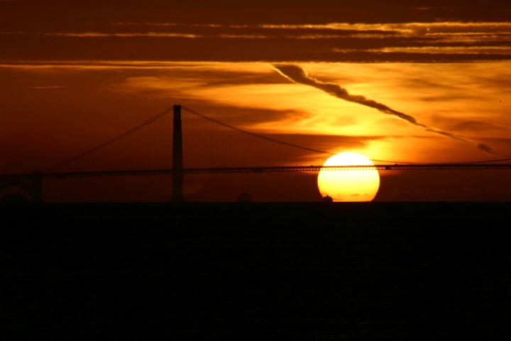 Sunset with Golden Gate Bridge