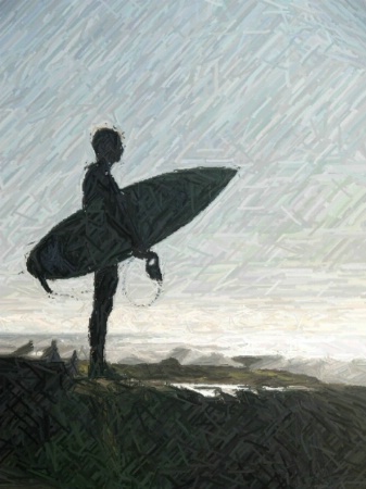 La Jolla Surfer