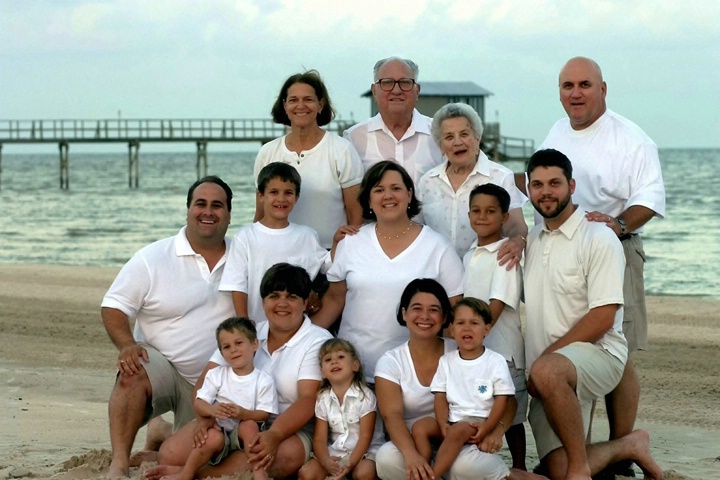 Family Beach Portrait - AFTER